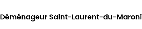 Déménageur Saint-Laurent-du-Maroni